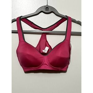 Lily of France Pink Activewear Sports bra Size 38c NWT